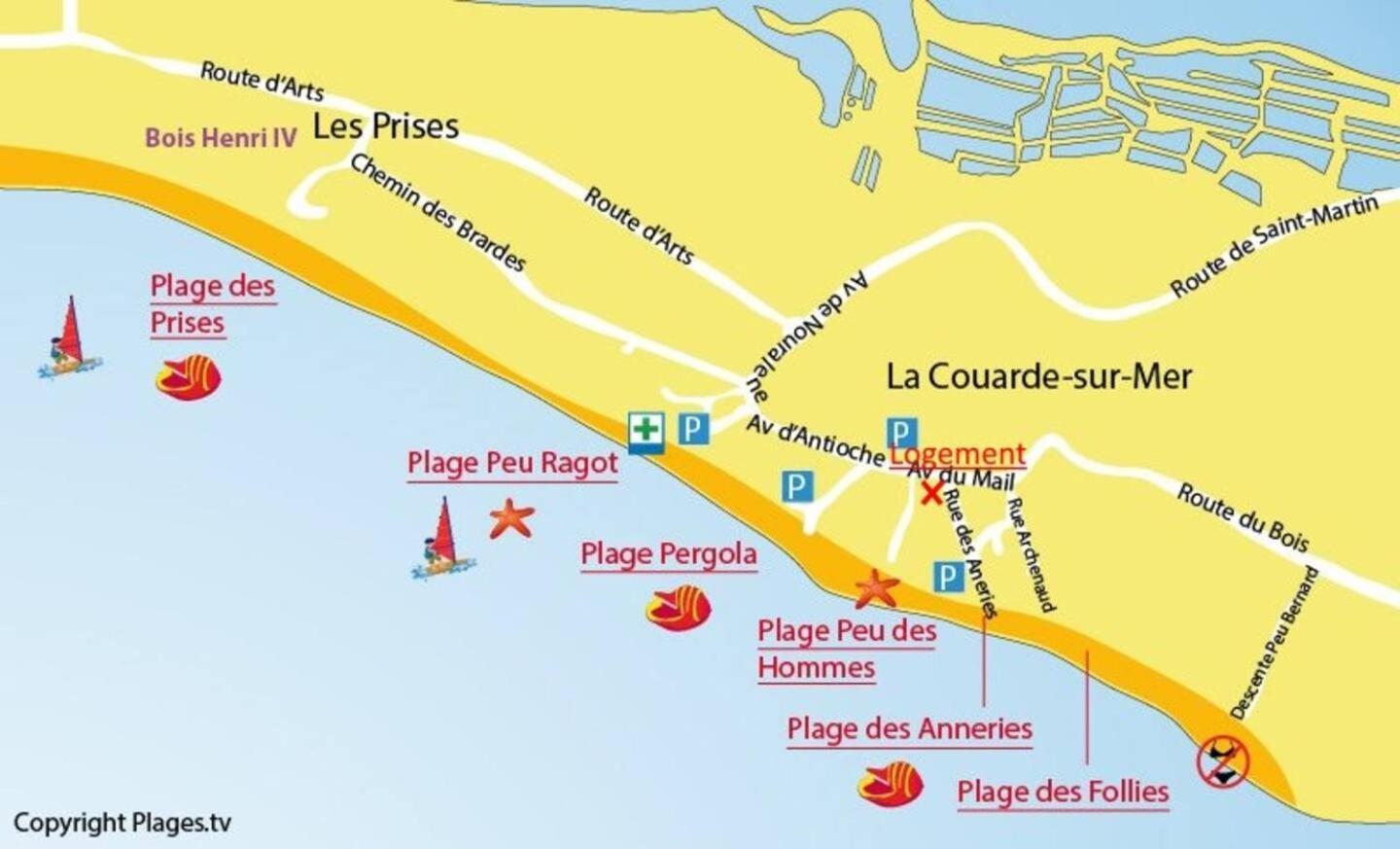 L'Annerie - Piscine Lägenhet La Couarde-sur-Mer Exteriör bild